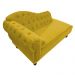 Recamier Diana 140cm Lado Direito Suede Amarelo - Amarena Móveis