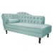 Recamier Diana 140cm Lado Direito Suede Azul Tiffany - Amarena Móveis