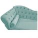 Recamier Diana 140cm Lado Direito Suede Azul Tiffany - Amarena Móveis