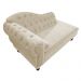 Recamier Diana 140cm Lado Direito Suede Bege - Amarena Móveis