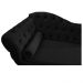Recamier Diana 140cm Lado Direito Suede Preto - Amarena Móveis