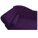 Recamier Diana 140cm Lado Direito Suede Roxo - Amarena Móveis