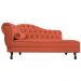 Recamier Diana 140cm Lado Direito Suede Terracota - Amarena Móveis