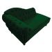 Recamier Diana 140cm Lado Direito Suede Verde - Amarena Móveis