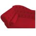 Recamier Diana 140cm Lado Direito Suede Vermelho - Amarena Móveis
