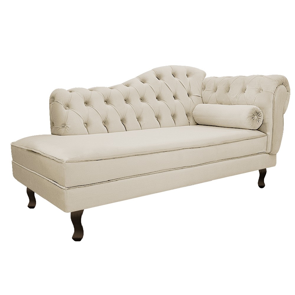 Recamier Diana 140cm Lado Esquerdo Corano Bege - Amarena Móveis