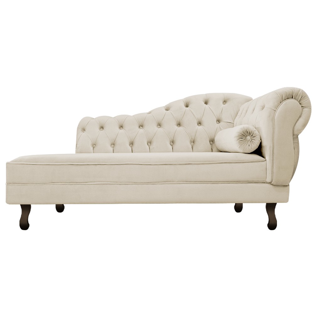 Recamier Diana 140cm Lado Esquerdo Corano Bege - Amarena Móveis