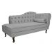 Recamier Diana 140cm Lado Esquerdo Corano Cinza - Amarena Móveis