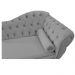 Recamier Diana 140cm Lado Esquerdo Corano Cinza - Amarena Móveis