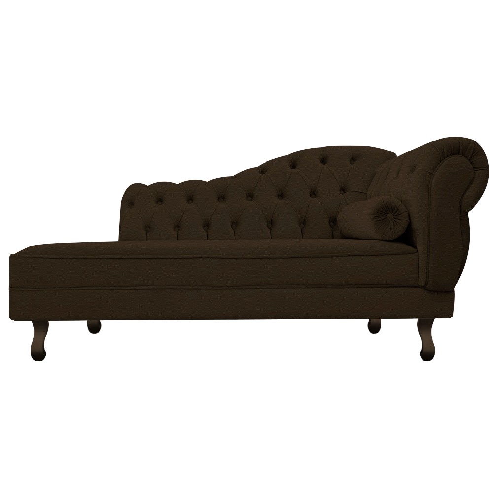 Recamier Diana 140cm Lado Esquerdo Corano Marrom - Amarena Móveis