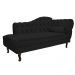 Recamier Diana 140cm Lado Esquerdo Corano Preto - Amarena Móveis