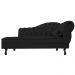 Recamier Diana 140cm Lado Esquerdo Corano Preto - Amarena Móveis