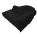 Recamier Diana 140cm Lado Esquerdo Corano Preto - Amarena Móveis