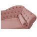 Recamier Diana 140cm Lado Esquerdo Suede Rosê - Amarena Móveis