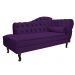 Recamier Diana 140cm Lado Esquerdo Suede Roxo - Amarena Móveis