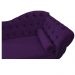 Recamier Diana 140cm Lado Esquerdo Suede Roxo - Amarena Móveis