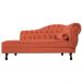 Recamier Diana 140cm Lado Esquerdo Suede Terracota - Amarena Móveis