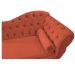 Recamier Diana 140cm Lado Esquerdo Suede Terracota - Amarena Móveis