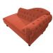 Recamier Diana 140cm Lado Esquerdo Suede Terracota - Amarena Móveis
