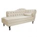 Recamier Diana 160cm Lado Esquerdo Suede Bege - Amarena Móveis