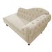 Recamier Diana 160cm Lado Esquerdo Suede Bege - Amarena Móveis
