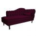 Recamier Diana 160cm Lado Esquerdo Suede Bordô - Amarena Móveis