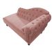 Recamier Diana 160cm Lado Esquerdo Suede Rosê - Amarena Móveis