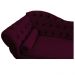Recamier Diana 185cm Lado Direito Suede Bordô - Amarena Móveis