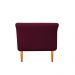 Recamier Estofado Ari 140 cm Casal Suede Bordô - Amarena Móveis