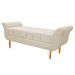 Recamier Estofado Ari 160 cm Queen Size Corano Bege - Amarena Móveis