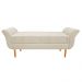 Recamier Estofado Ari 160 cm Queen Size Corano Bege - Amarena Móveis