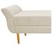 Recamier Estofado Ari 160 cm Queen Size Corano Bege - Amarena Móveis