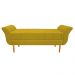 Recamier Estofado Ari 160 cm Queen Size Suede Amarelo - Amarena Móveis