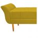 Recamier Estofado Ari 160 cm Queen Size Suede Amarelo - Amarena Móveis
