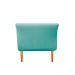 Recamier Estofado Ari 160 cm Queen Size Suede Azul Tiffany - Amarena Móveis