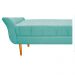 Recamier Estofado Ari 160 cm Queen Size Suede Azul Tiffany - Amarena Móveis