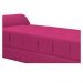 Recamier Estofado Ari 160 cm Queen Size Suede Pink - Amarena Móveis