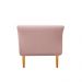 Recamier Estofado Ari 160 cm Queen Size Suede Rosê - Amarena Móveis