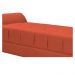 Recamier Estofado Ari 160 cm Queen Size Suede Terracota - Amarena Móveis