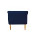 Recamier Estofado Ari 90 cm Solteiro Suede Azul Marinho - Amarena Móveis