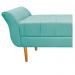 Recamier Estofado Ari 90 cm Solteiro Suede Azul Tiffany - Amarena Móveis