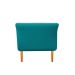 Recamier Estofado Ari 90 cm Solteiro Suede Azul Turquesa - Amarena Móveis
