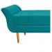 Recamier Estofado Ari 90 cm Solteiro Suede Azul Turquesa - Amarena Móveis