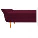 Recamier Estofado Ari 90 cm Solteiro Suede Bordô - Amarena Móveis