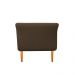 Recamier Estofado Ari 90 cm Solteiro Suede Marrom - Amarena Móveis
