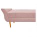 Recamier Estofado Ari 90 cm Solteiro Suede Rosê - Amarena Móveis