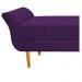 Recamier Estofado Ari 90 cm Solteiro Suede Roxo - Amarena Móveis