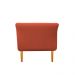Recamier Estofado Ari 90 cm Solteiro Suede Terracota - Amarena Móveis
