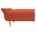Recamier Estofado Ari 90 cm Solteiro Suede Terracota - Amarena Móveis