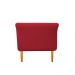 Recamier Estofado Ari 90 cm Solteiro Suede Vermelho - Amarena Móveis